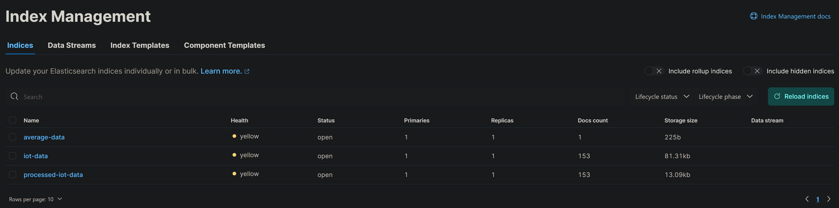 Elasticsearch & Kibana